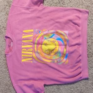 Urban Outfitters Oversized Nirvana Crewneck